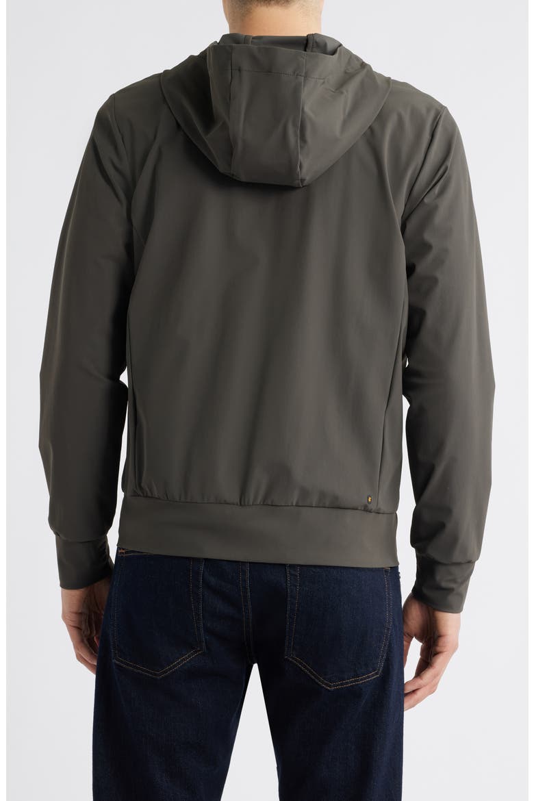 Luiz Hooded Water Repellent Jacket, Alternate, color, SMOKED GREY