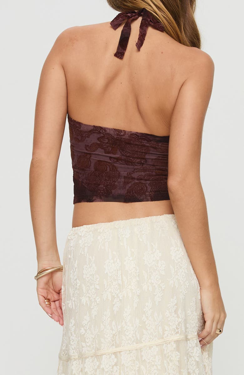 Princess Polly Zyraelyn Crop Halter Tank Top, Alternate, color,