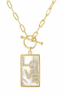 FZN Love Toggle Pendant Necklace