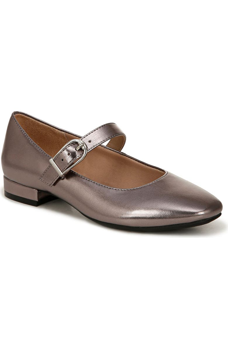 LifeStride Cameo Flat - Wide Width Available, Main, color, Pewter