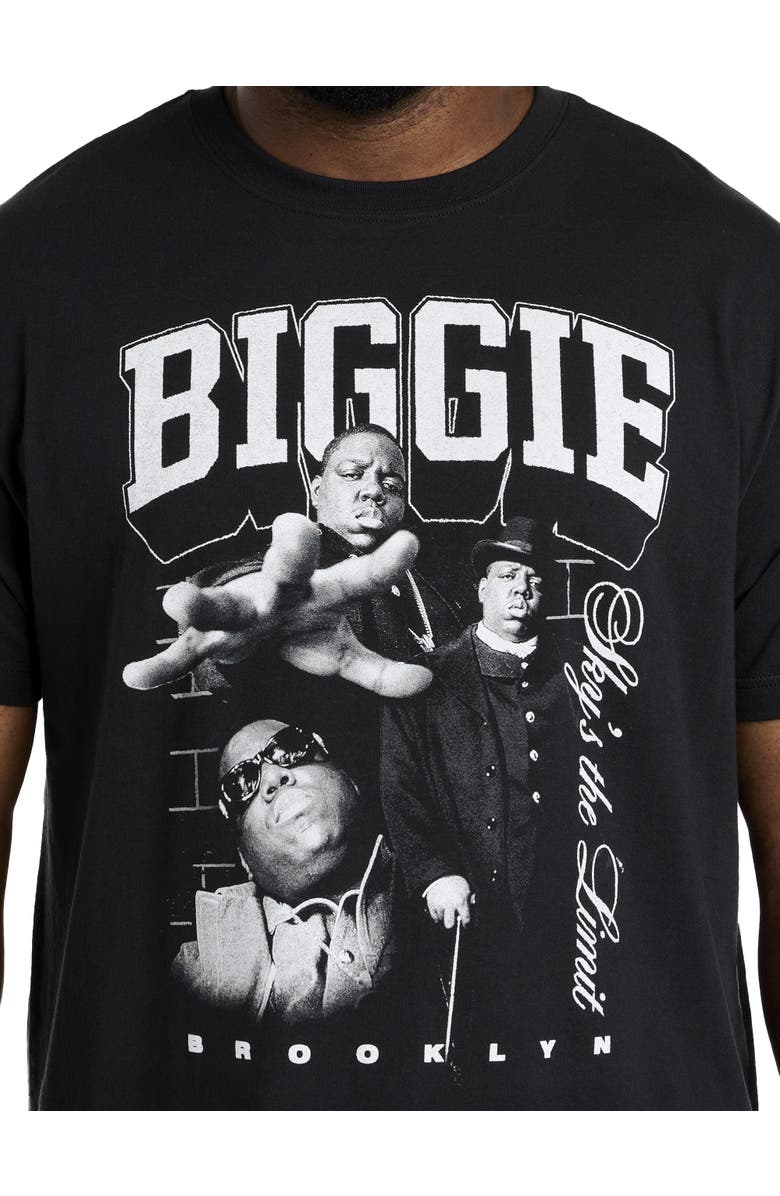 True Nation by DXL Big & Tall Biggie Graphic Tee, Alternate, color, Black