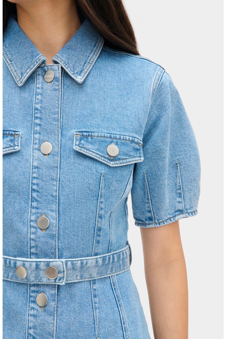 Jette Stretch Organic Cotton Denim Shirt, Alternate, color, NEW LIGHTWASH