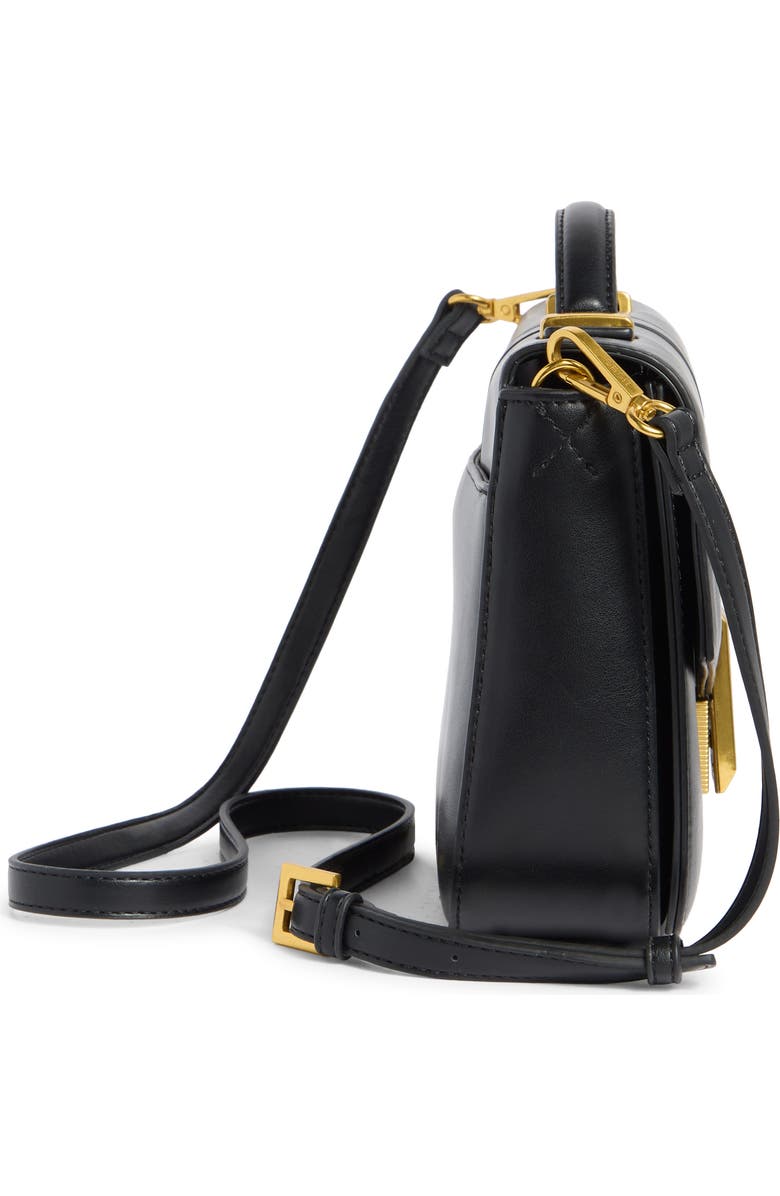 BCBG Double Bar Crossbody Bag, Alternate, color, Black