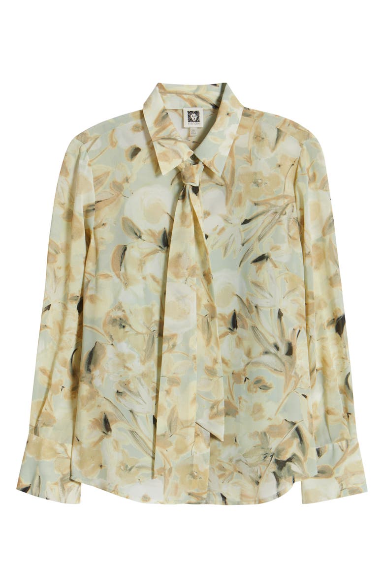 Anne Klein Extended Cuff Button-Up Shirt, Alternate, color, 