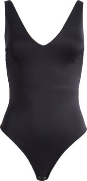Good American Sculpting V-Neck Tank Bodysuit