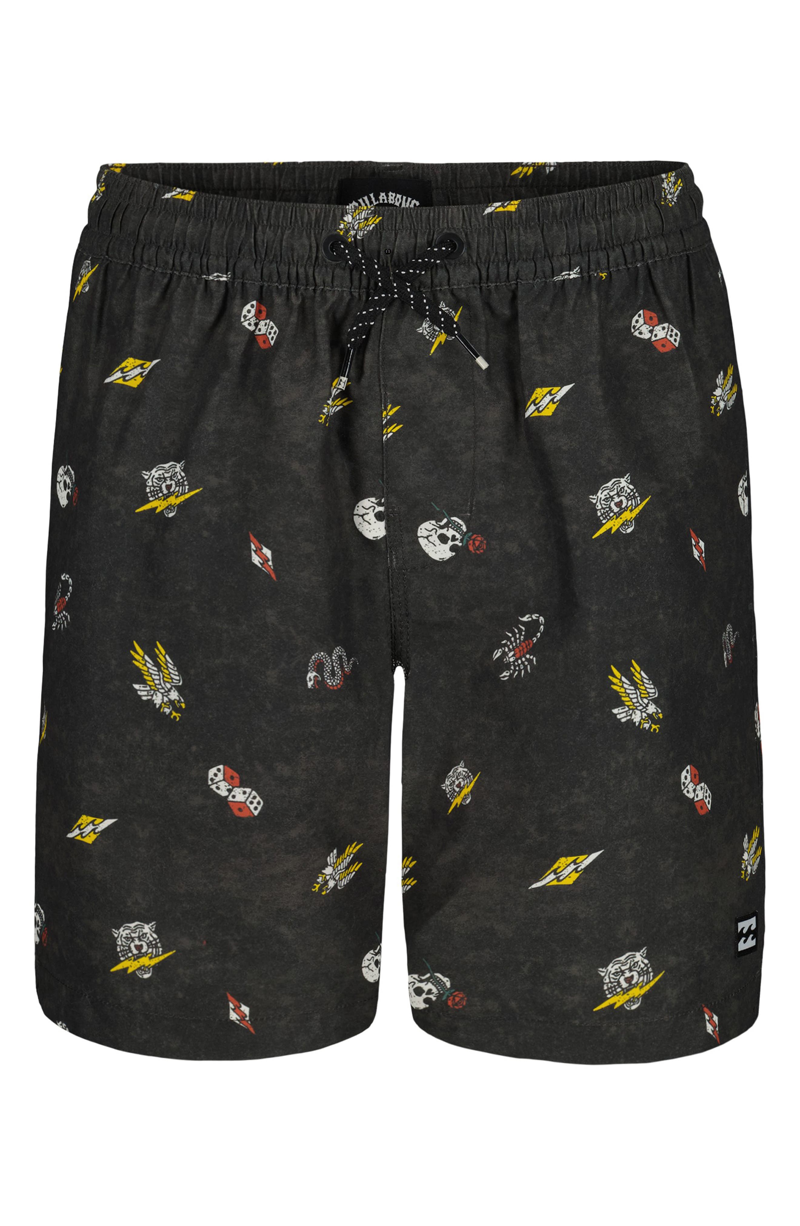 Billabong Kids' Lineup Layback Swim Trunk
