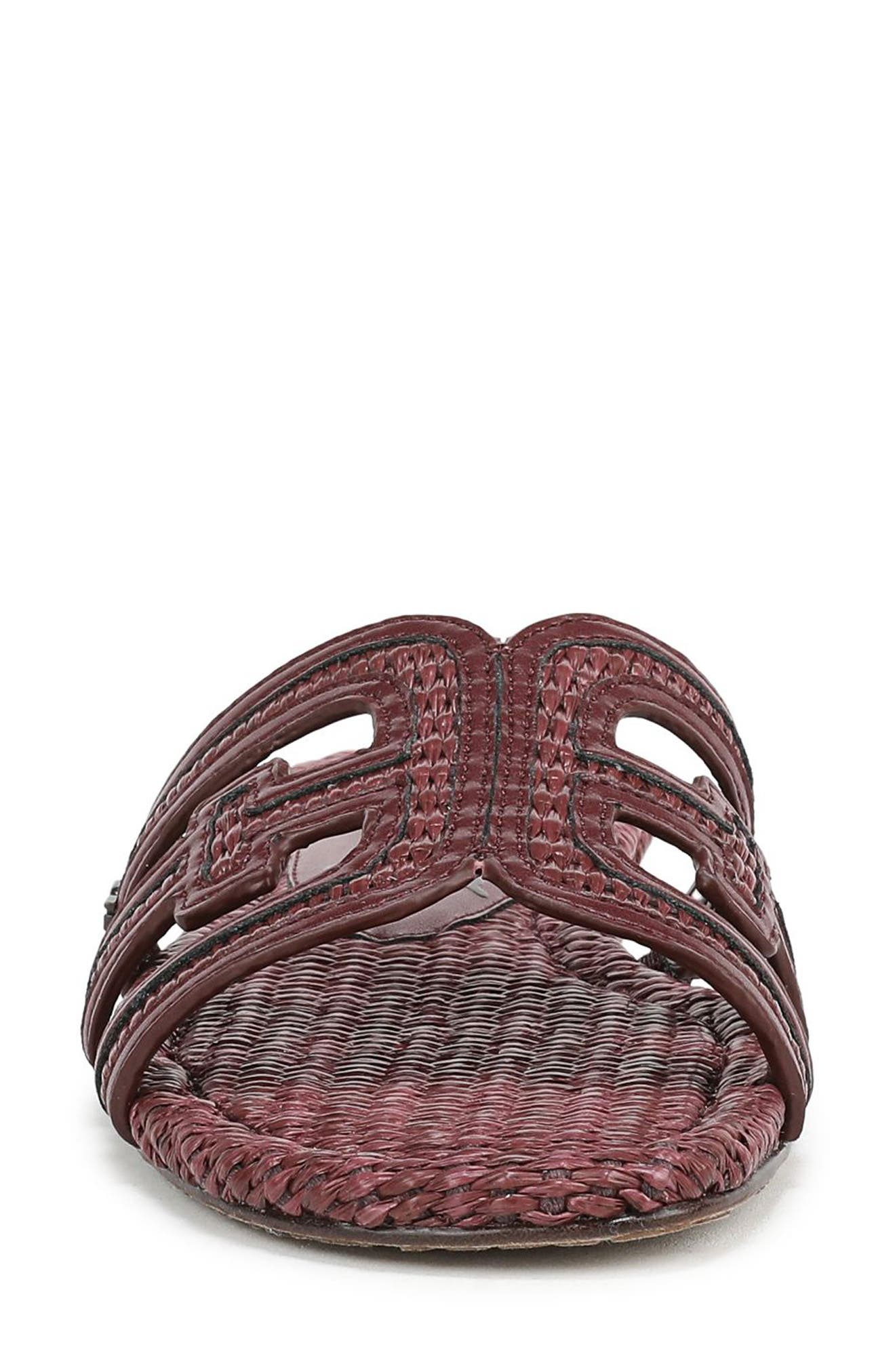 Bay Slide Sandal, Alternate, color, BRICK