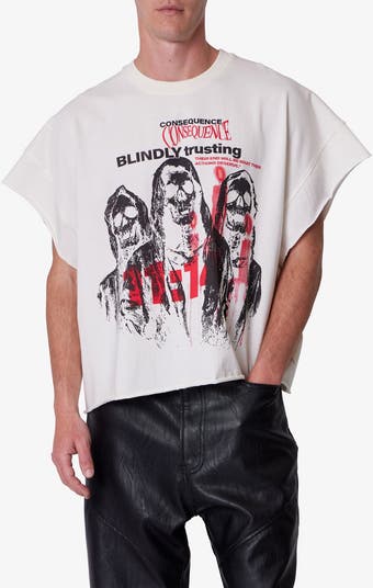 Grim Graphic Cutoff T-Shirt