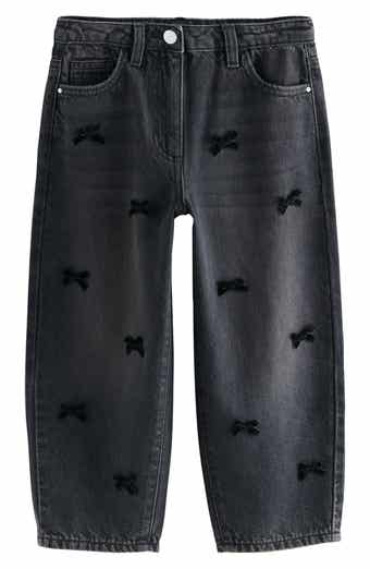 Kids' Bow Applique Jeans