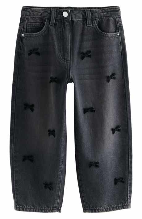 NEXT Kids' Bow Applique Jeans