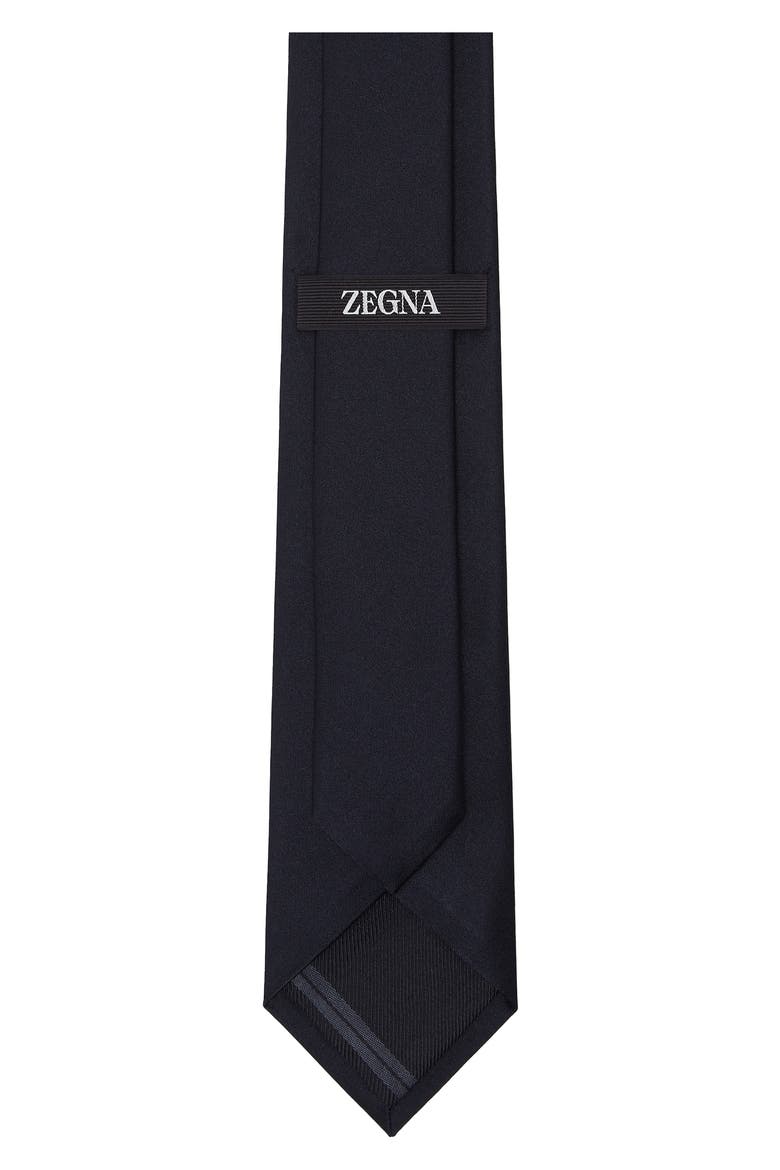 Ceremonia Silk Tie, Alternate, color, NAVY