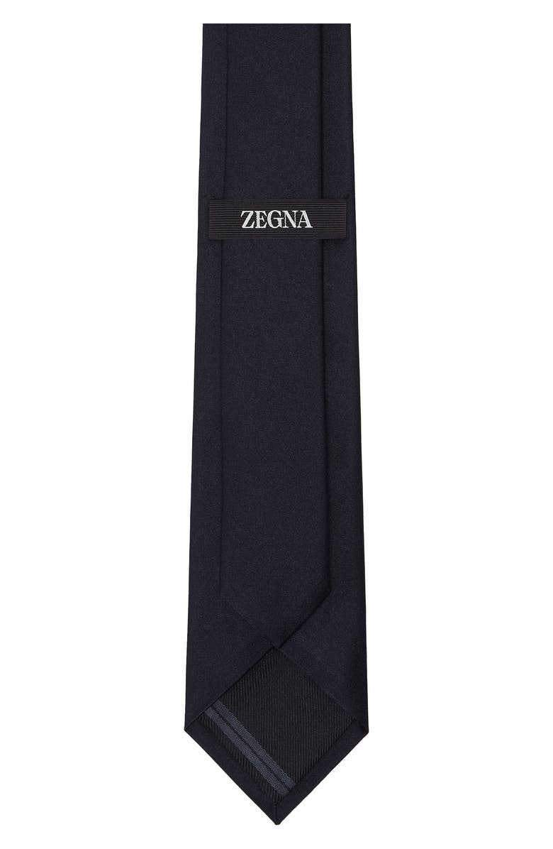 ZEGNA TIES Ceremonia Silk Tie, Alternate, color, Navy