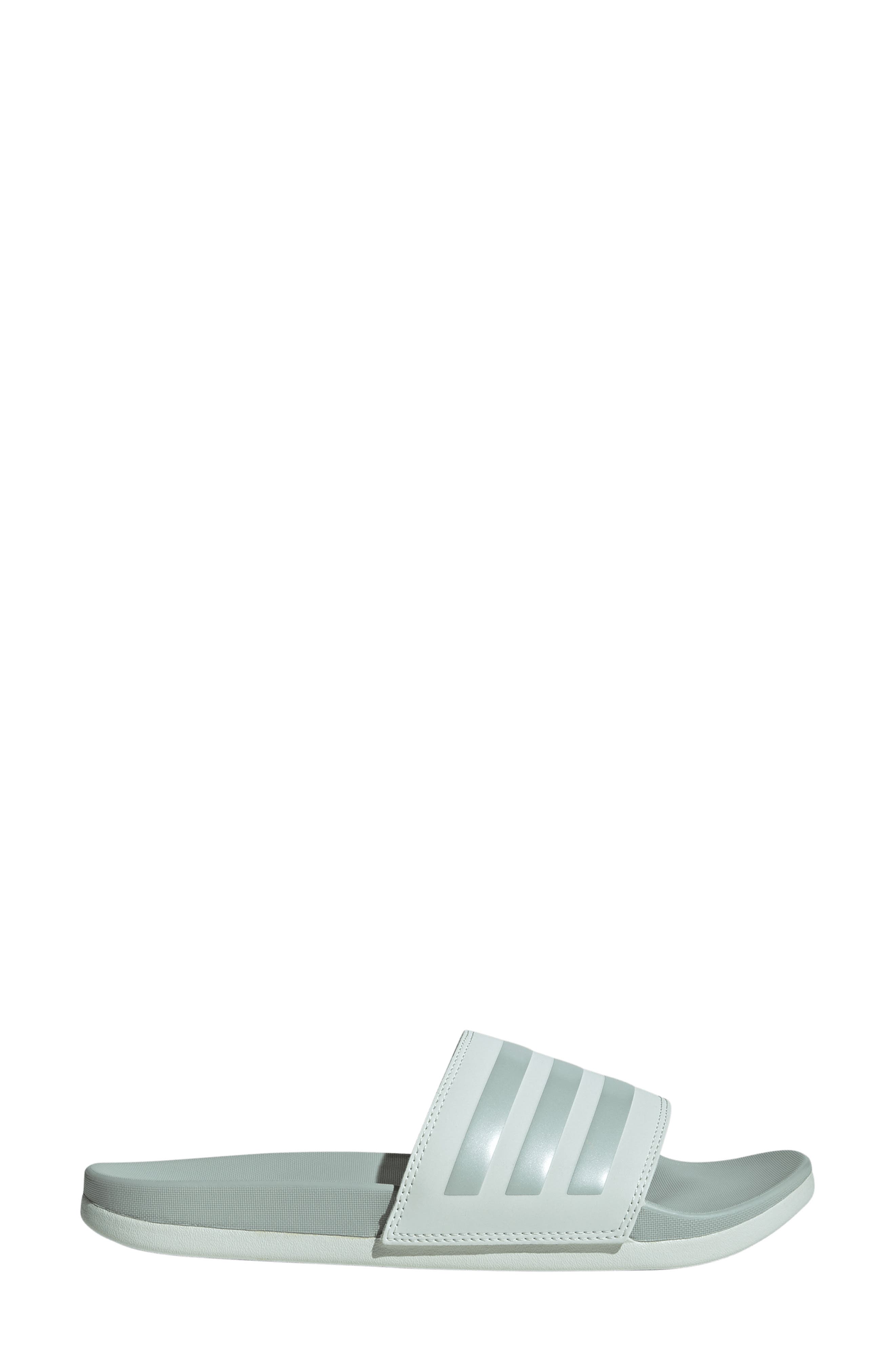 Adilette Comfort Slide Sandal, Alternate, color, JADE/ GREEN MET./ JADE