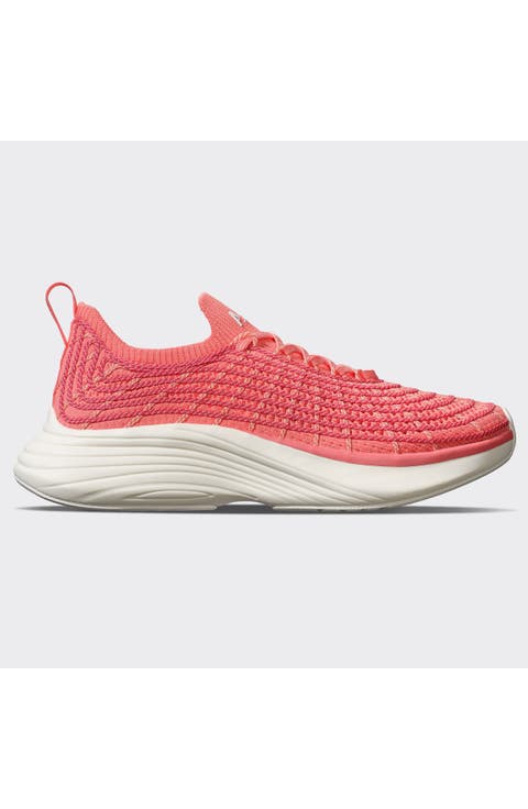Women's TechLoom Zipline Guava Parade Desert Sand Sneaker
