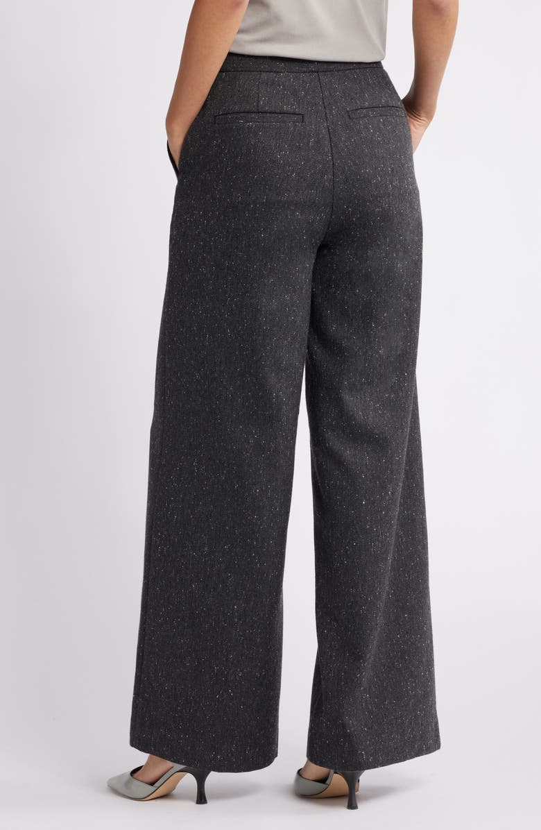 Nordstrom Textured Wide Leg Pants, Alternate, color, 