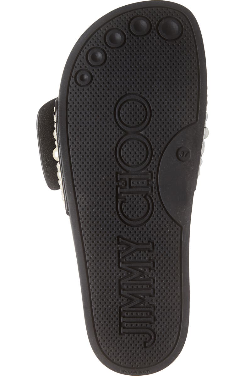 Jimmy Choo Fitz Embellished Pool Slide, Alternate, color,