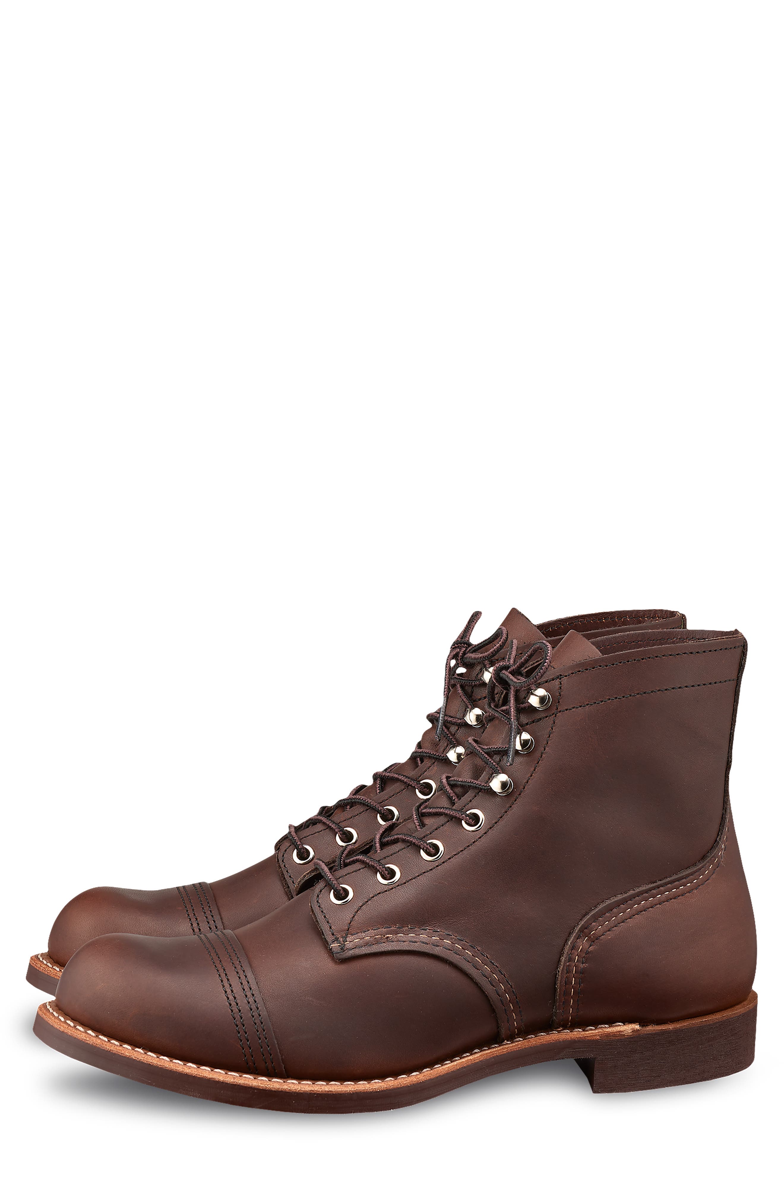 Iron Ranger Cap Toe Boot, Alternate, color, AMBER HARNESS LEATHER