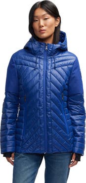 Pajar Women's Esmay Lightweight Mixed Media Quilted Packable Puffer