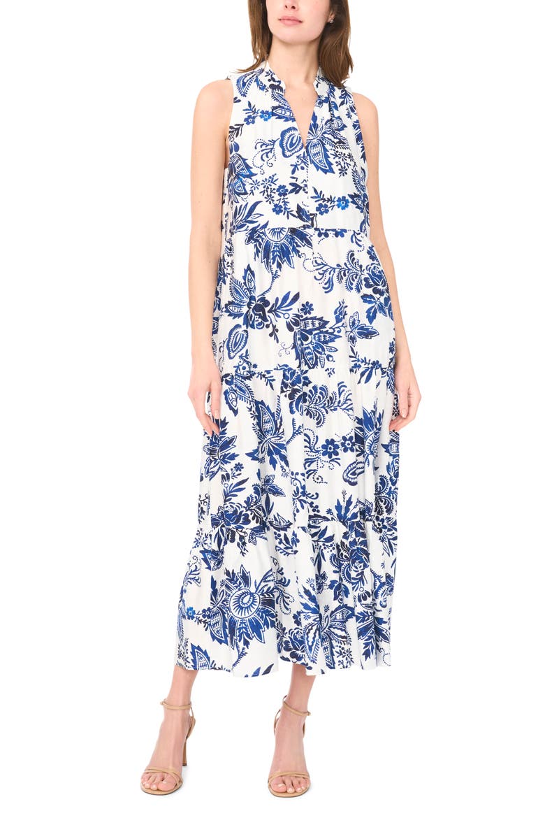 Tiered Maxi Dress, Main, color, JBS NAVY
