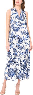 MSK Tiered Maxi Dress