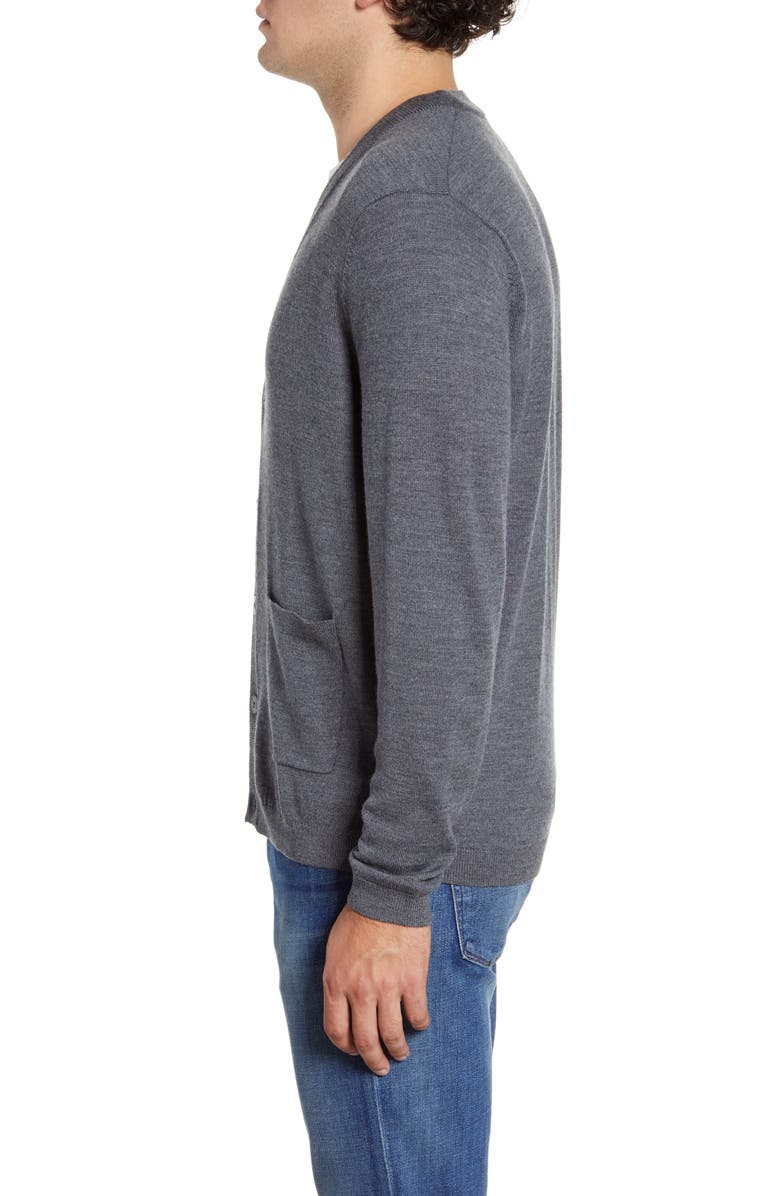 Bonobos Slim Fit Wool Cardigan Sweater, Alternate, color, 