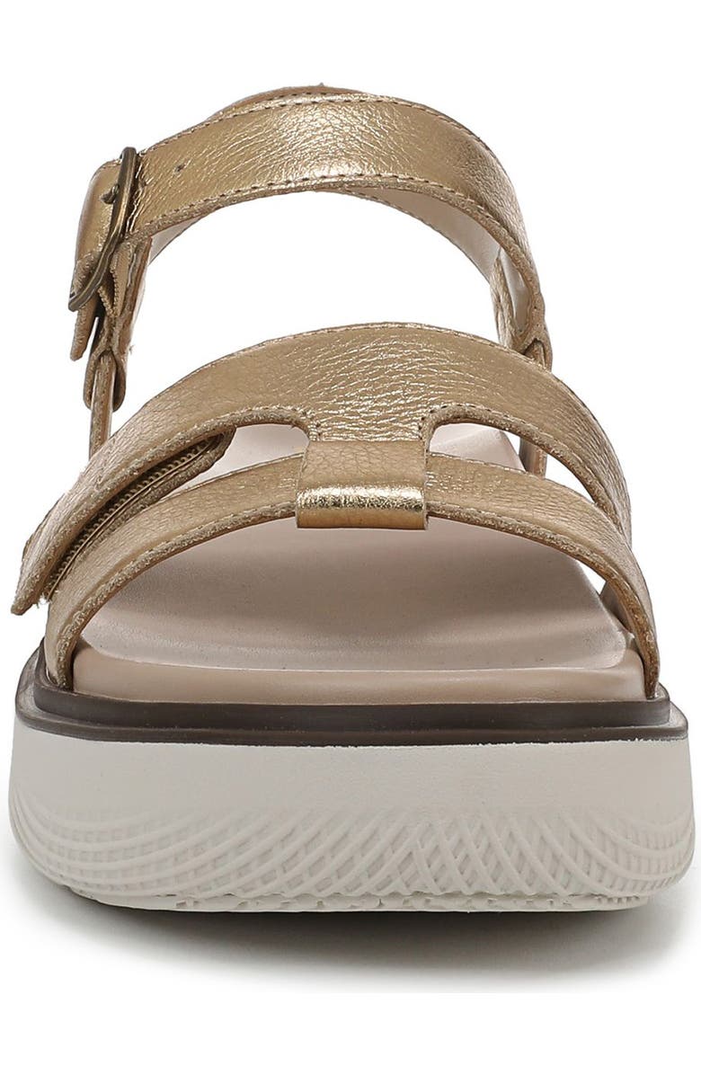 Vionic Solana Metallic Platform Sandal, Alternate, color, Gold