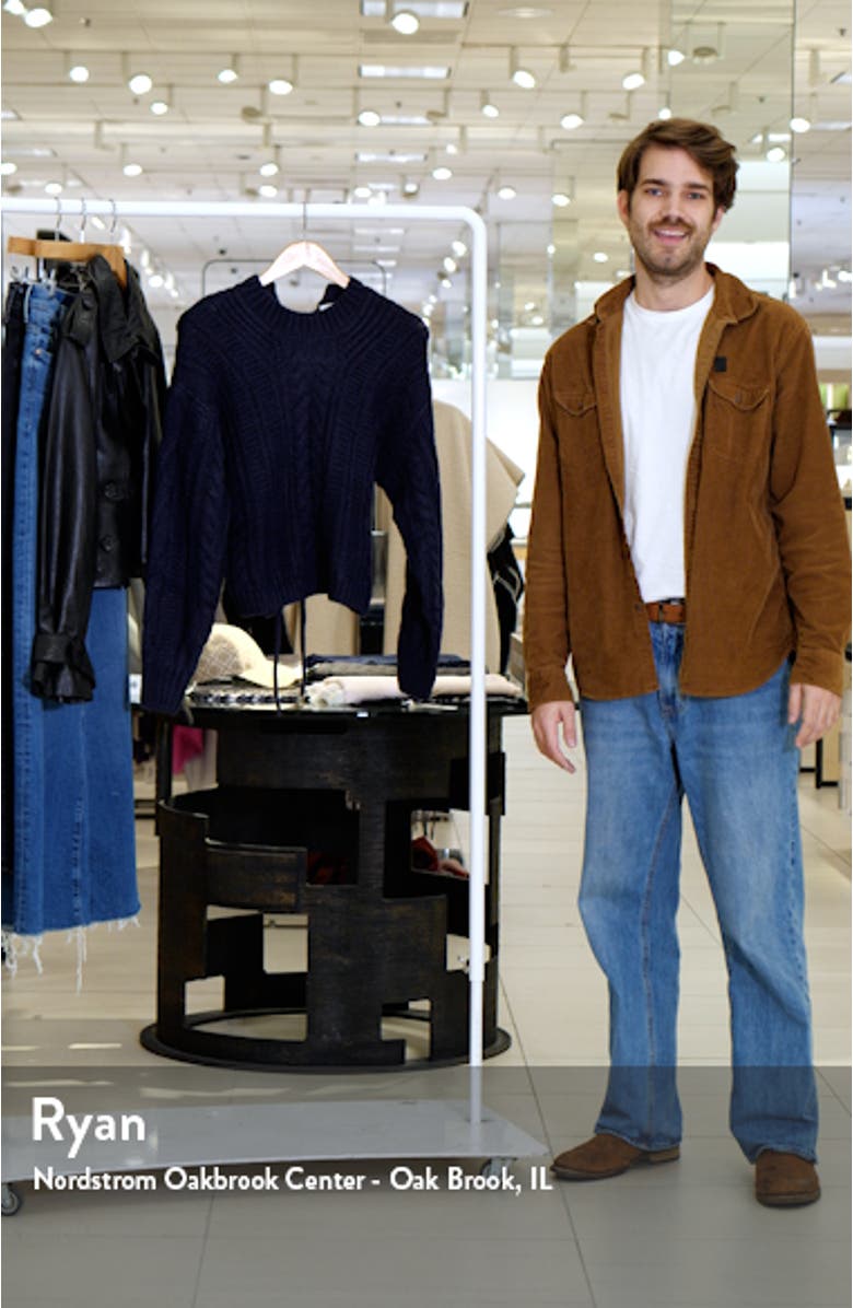 Laverne Lace-Up Back Sweater, sales video thumbnail