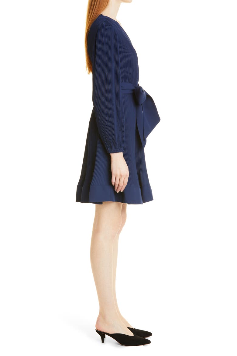 Liv Long Sleeve Minidress, Alternate, color, NAVY