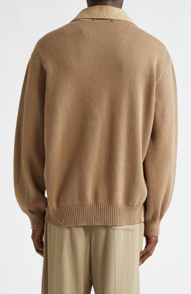 Golden Goose Journey Mixed Media Full Zip Jacket, Alternate, color, 