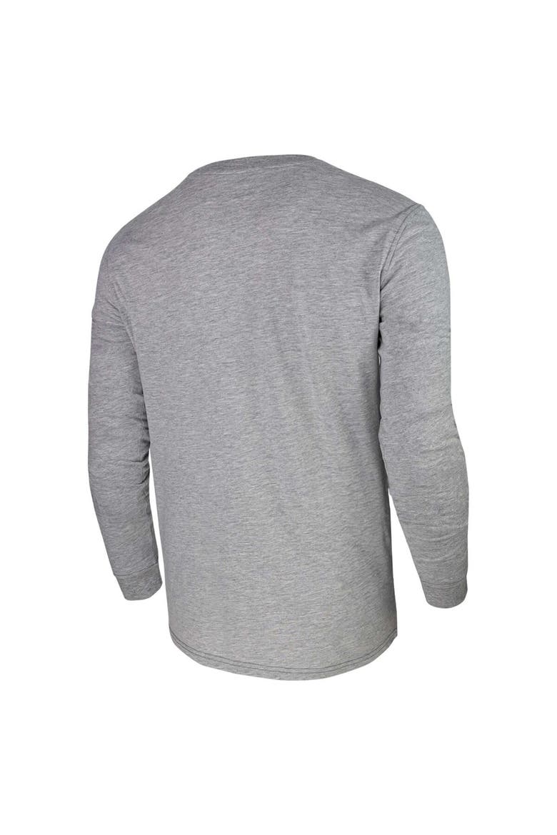 Unisex Heather Gray Chicago Bulls Loge Long Sleeve T-Shirt, Alternate, color, Heather Gray