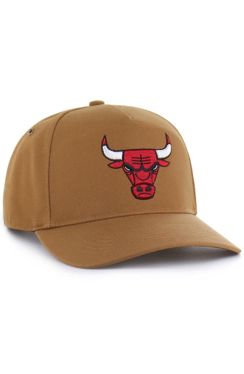 CARHARTT X 47 Men's Carhartt x '47 Brown Chicago Bulls Hitch Adjustable Hat, Alternate, color, Brown