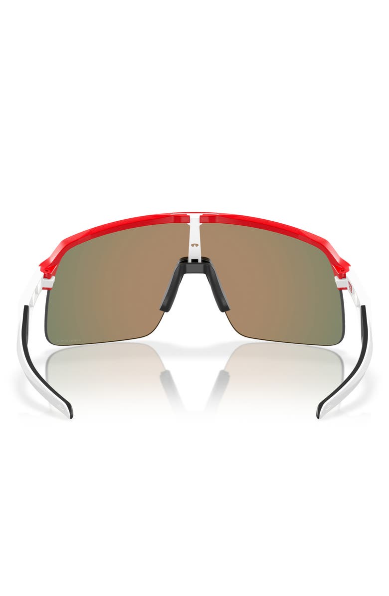 Oakley Sutro Lite 139mm Prizm<sup>™</sup> Semirimless Wrap Shield Sunglasses, Alternate, color, Ruby