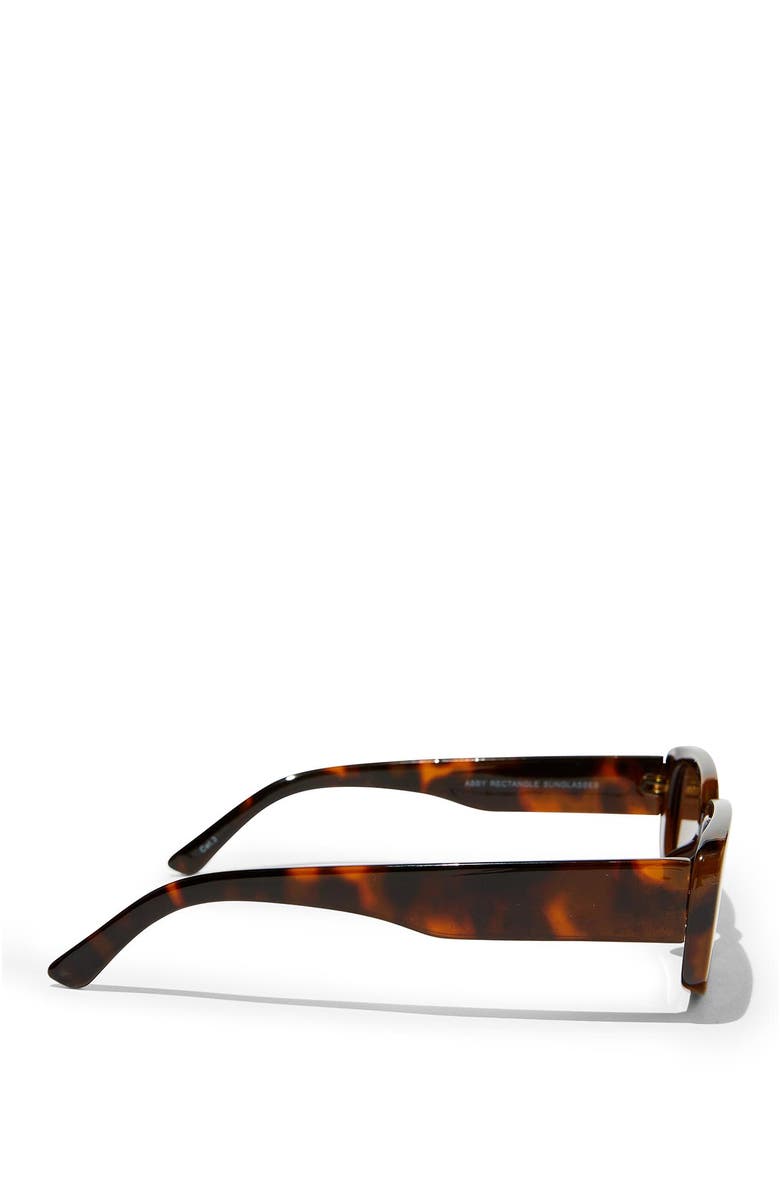 Rubi Shoes Abby Rectangle Sunglasses, Alternate, color, 