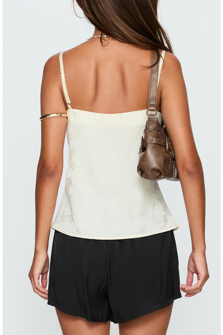 Had Me At Hello Floral Lace Trim Camisole, Alternate, color, CREAM
