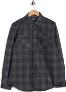 DENIM AND FLOWER Plaid Button-Up Shirt Jacket