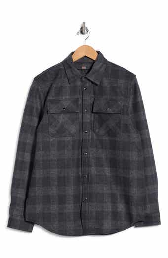 Plaid Button-Up Shirt Jacket