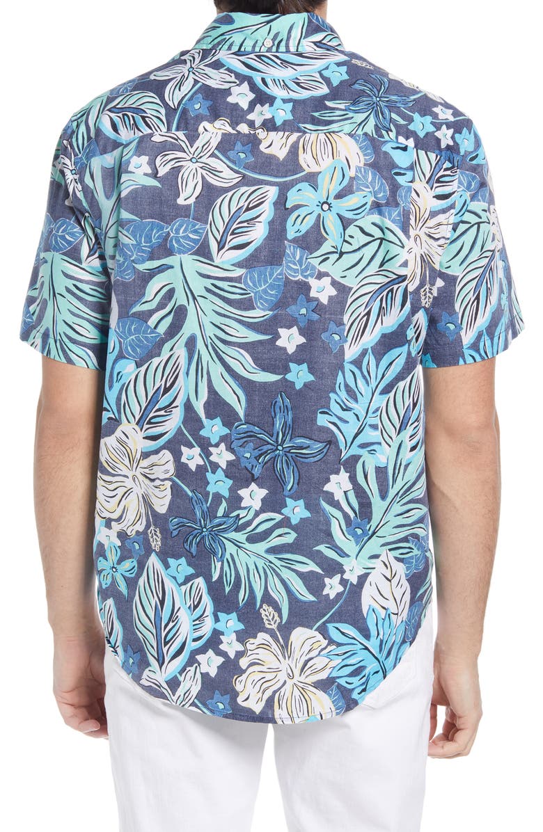 Reyn Spooner Waimea Canyon Tailored Fit Short Sleeve Button-Down Shirt, Alternate, color,