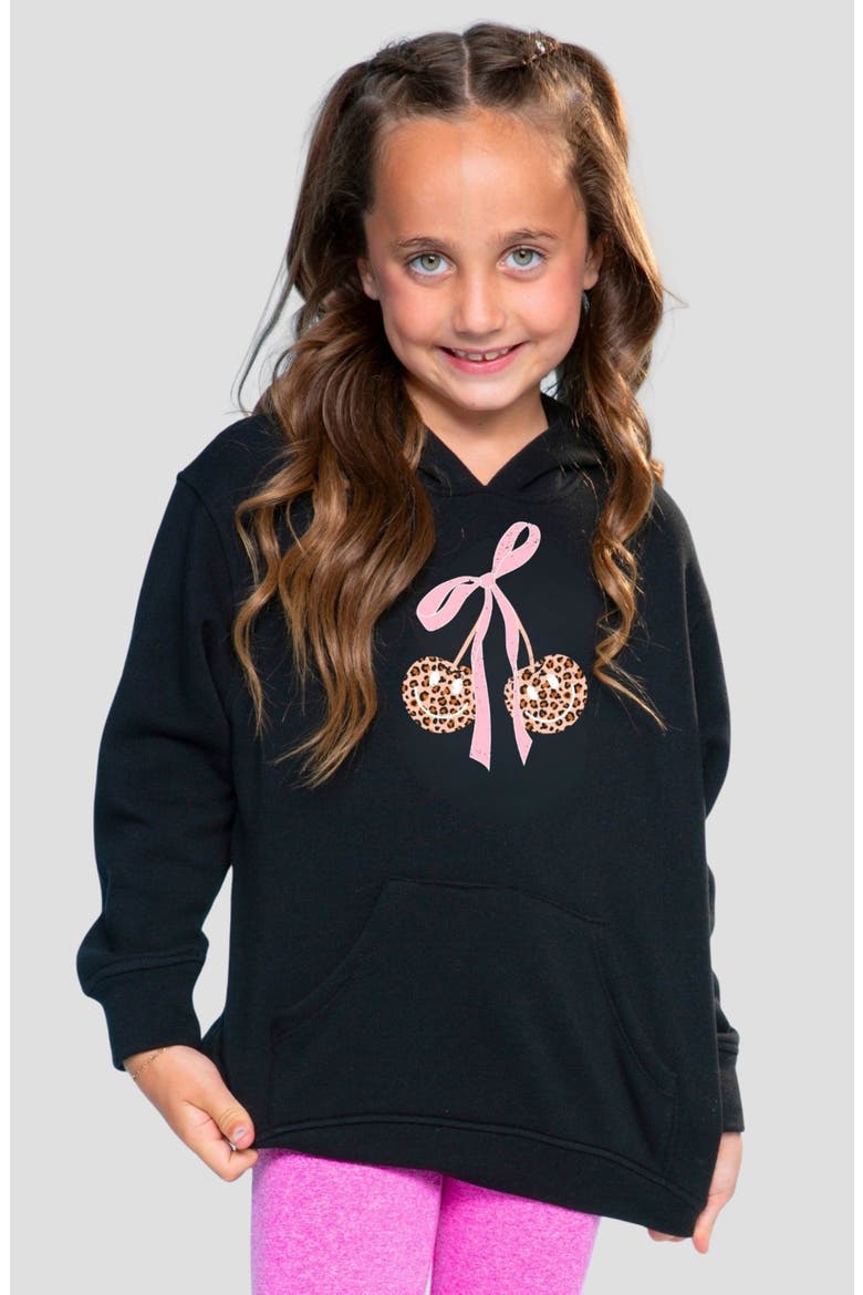 Kids' Oversize Zip-Up Hoodie, Alternate, color, BLK MULTI