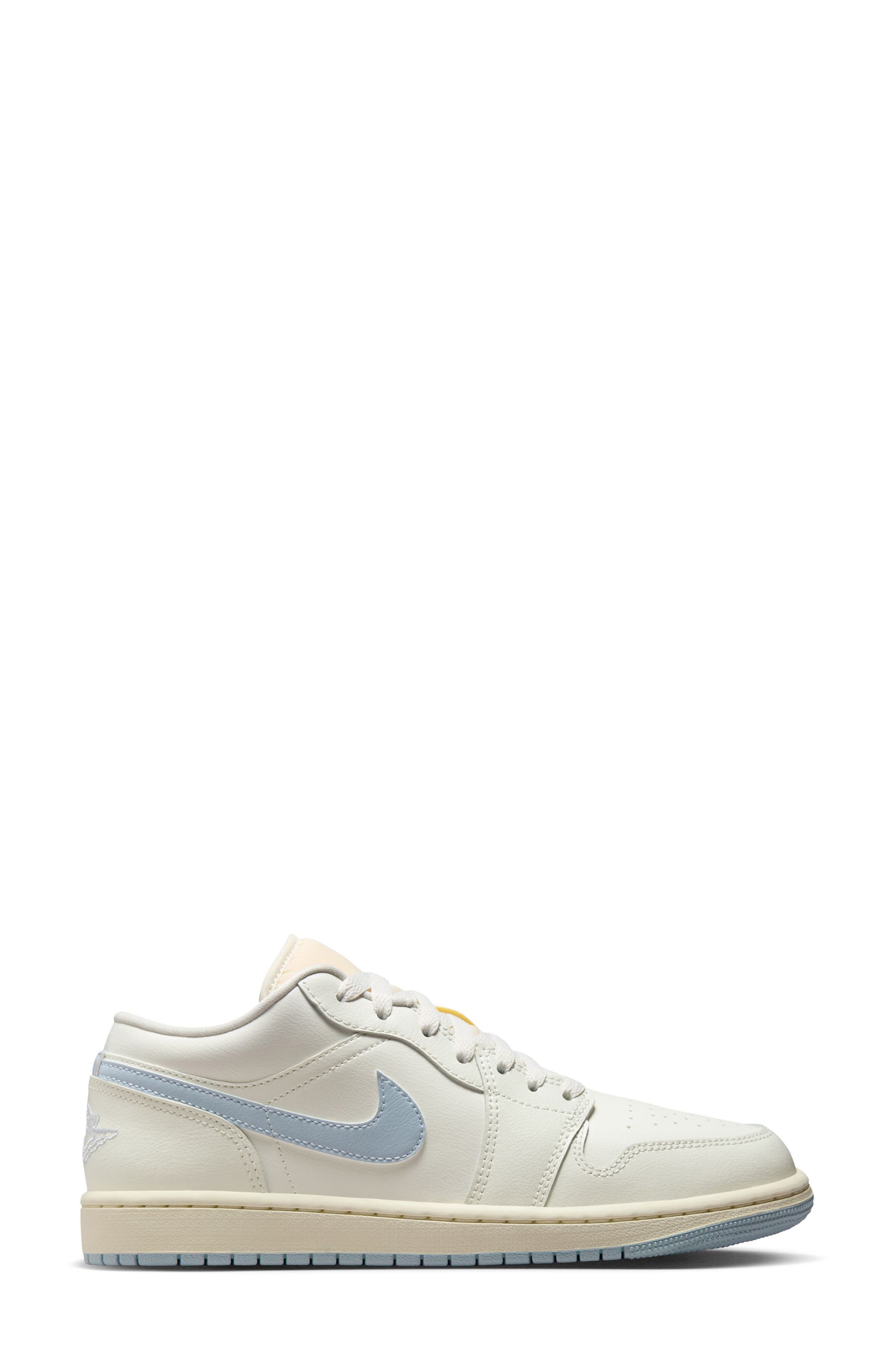 Air Jordan 1 Low Basketball Sneaker, Alternate, color, SAIL/ GHOST/ COCONUT MILK