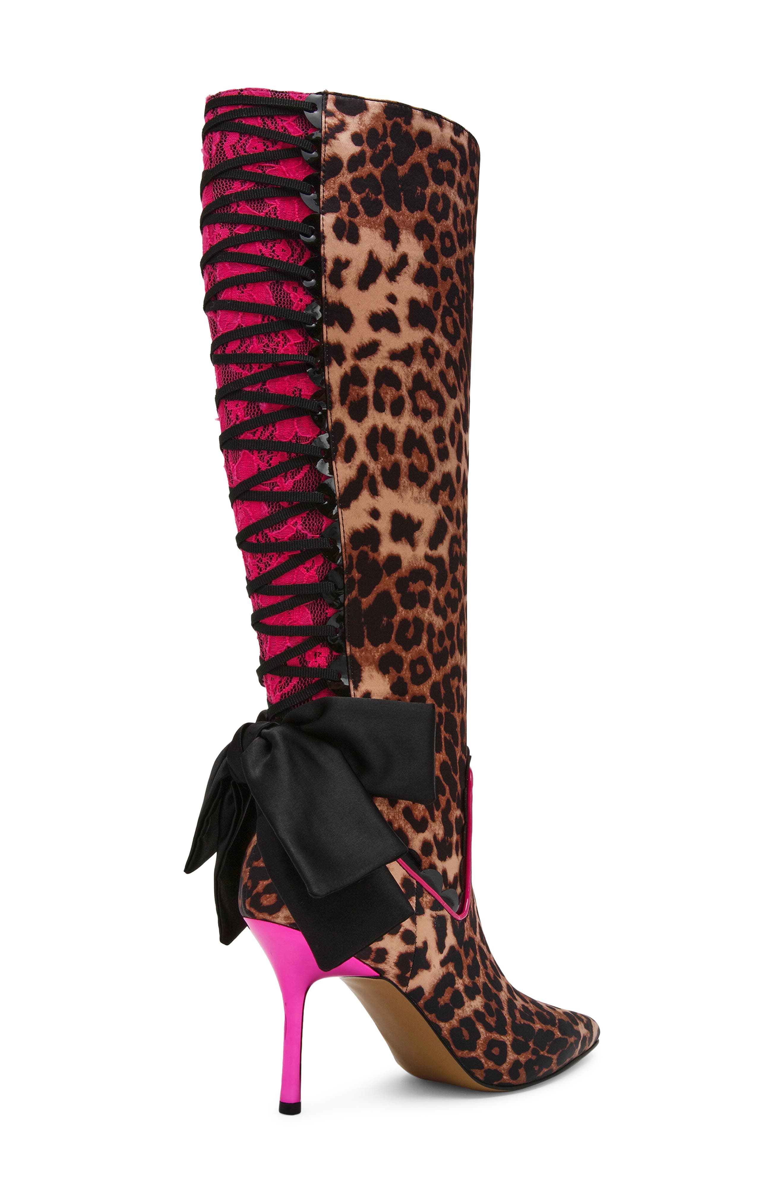 Vespar Knee High Boot, Alternate, color, LEOPARD