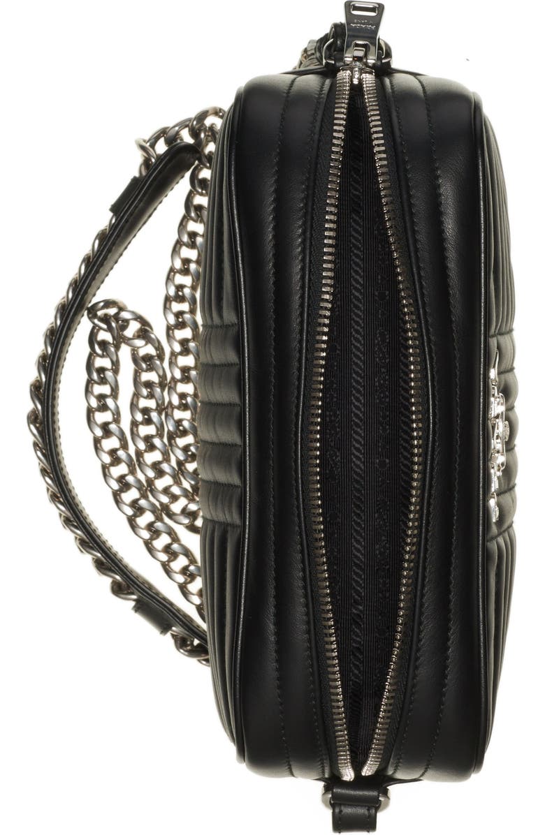 Prada Small Quilted Leather Camera Bag, Alternate, color,