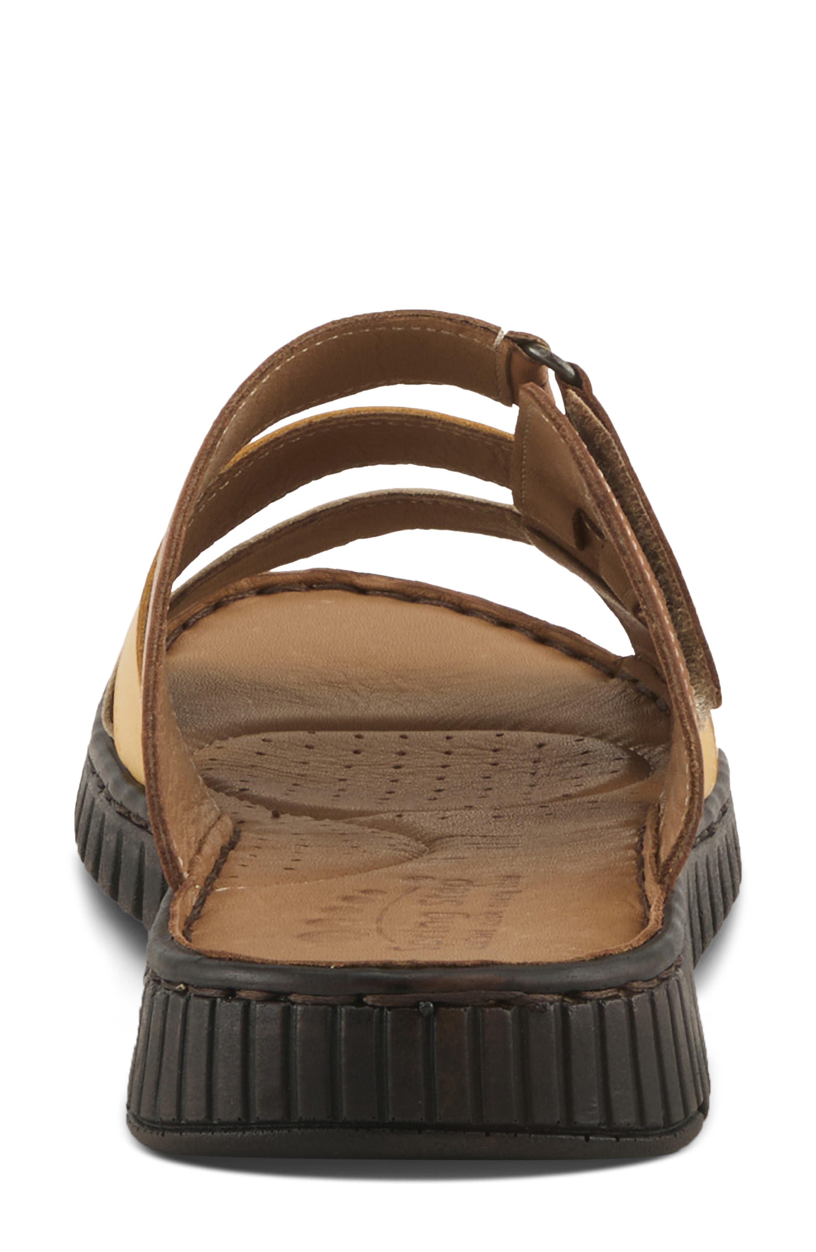 Spring Step Olly Slide Sandal, Alternate, color, Camel Multi