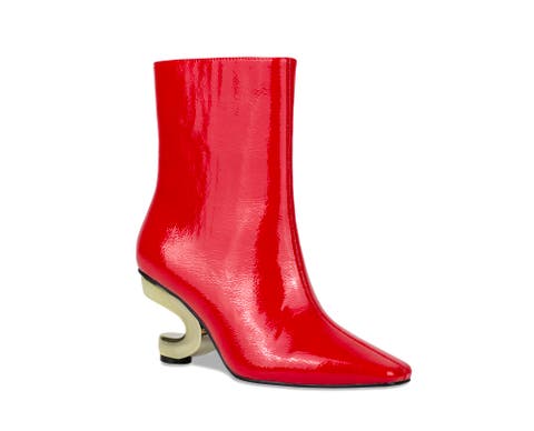 Metallic Heel Bootie