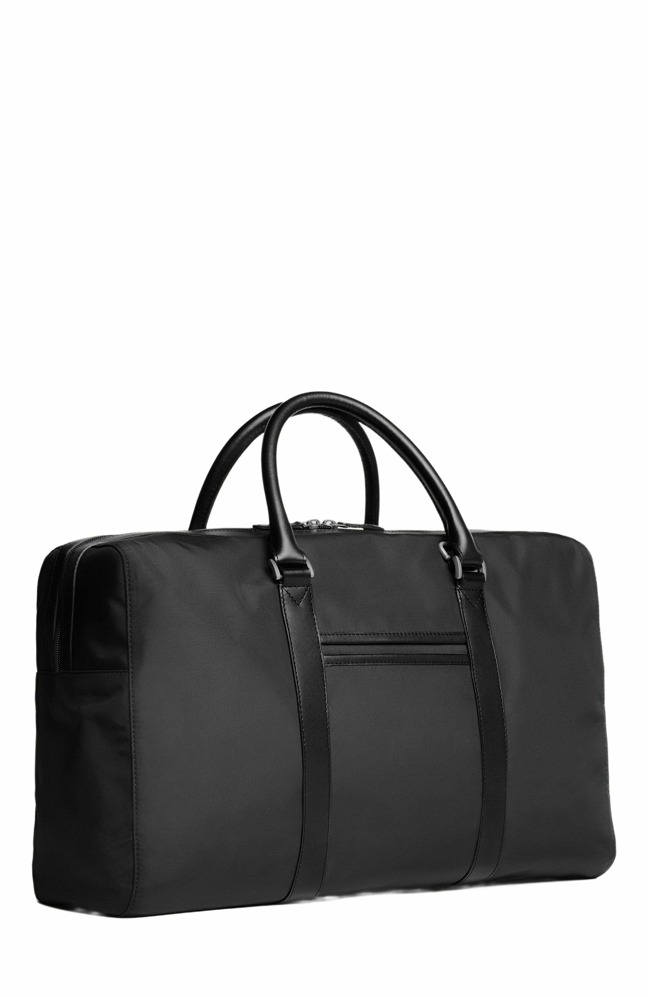 Carl Friedrik Compact Duffle Bag Nylon, Alternate, color, Black