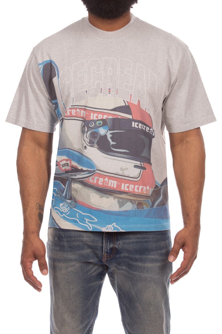 Sponsor Graphic T-Shirt, Main, color, HEATHER GREY