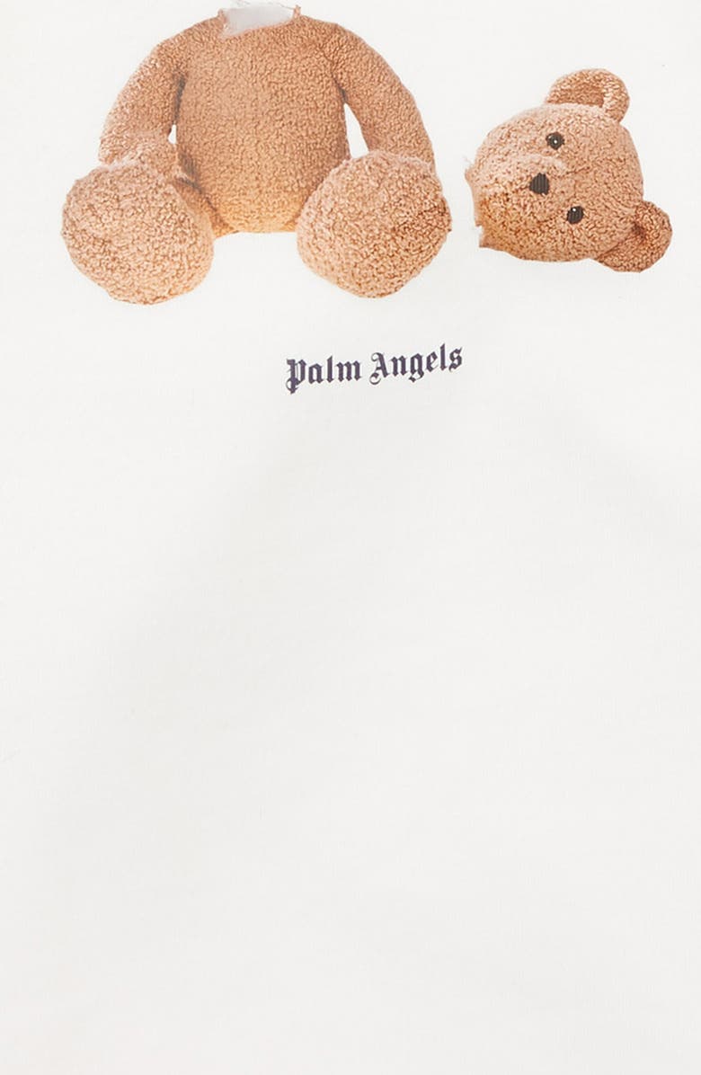 Palm Angels Bear Graphic Organic Cotton Bodysuit Set, Alternate, color, 