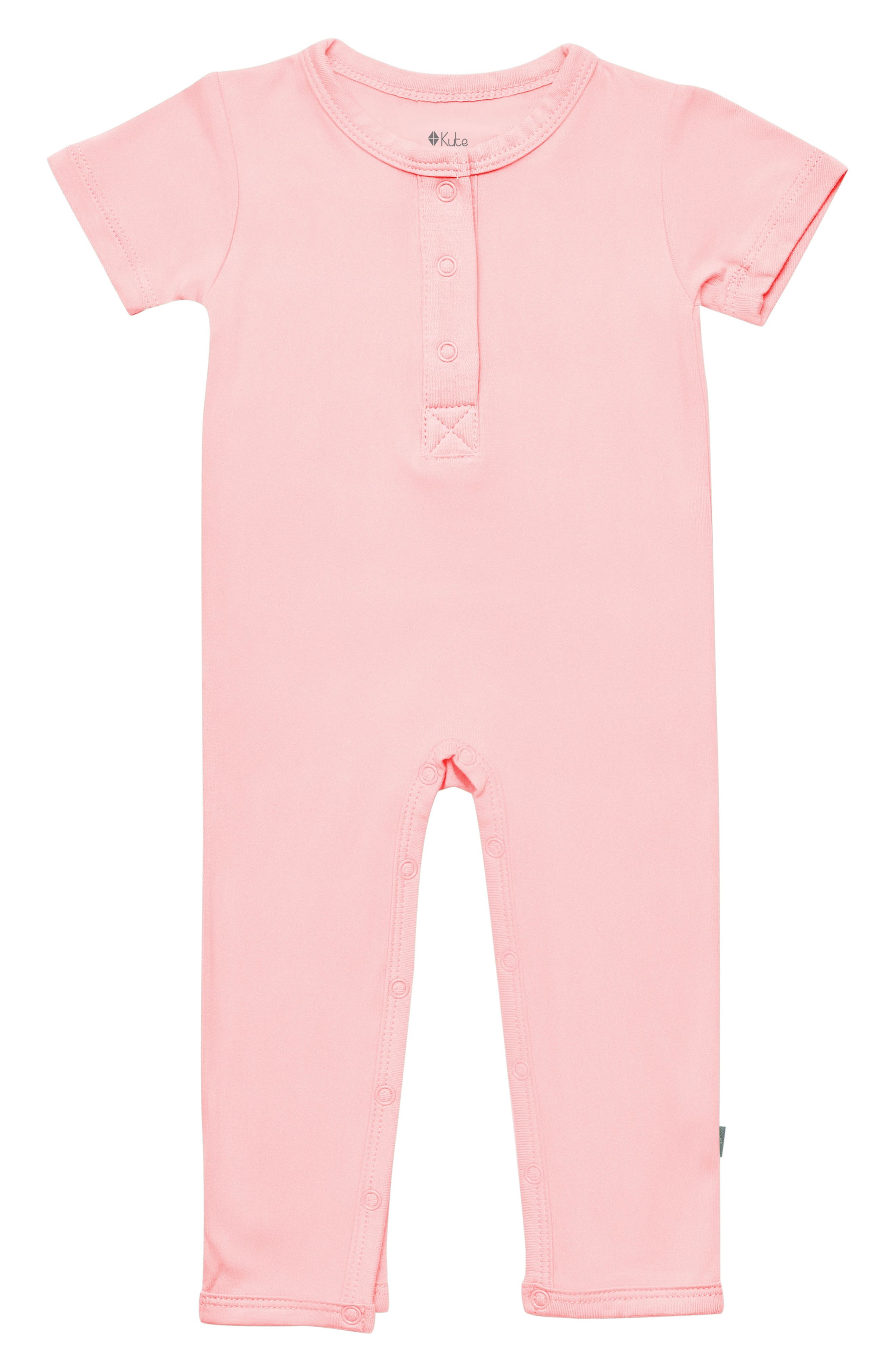 Kyte BABY Crepe Short Sleeve Snap Romper