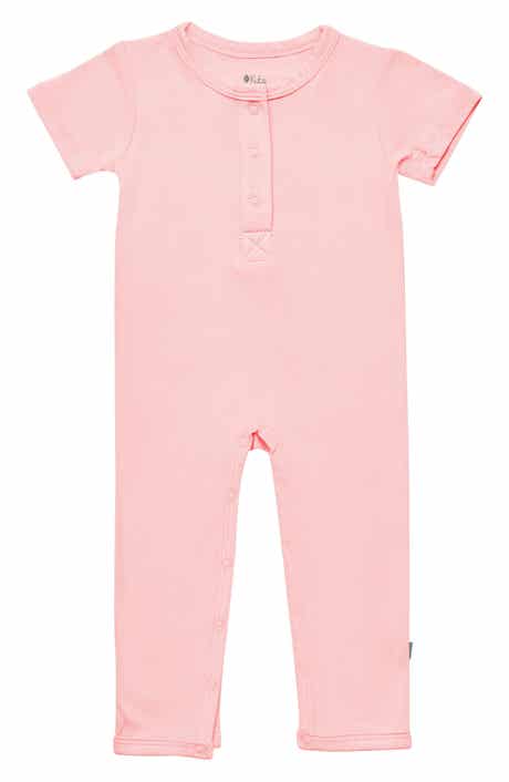 Kyte BABY Crepe Short Sleeve Snap Romper