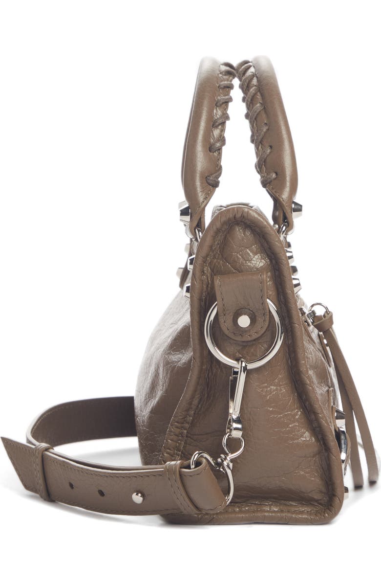 Balenciaga Classic Mini City AJ Leather Tote, Alternate, color,