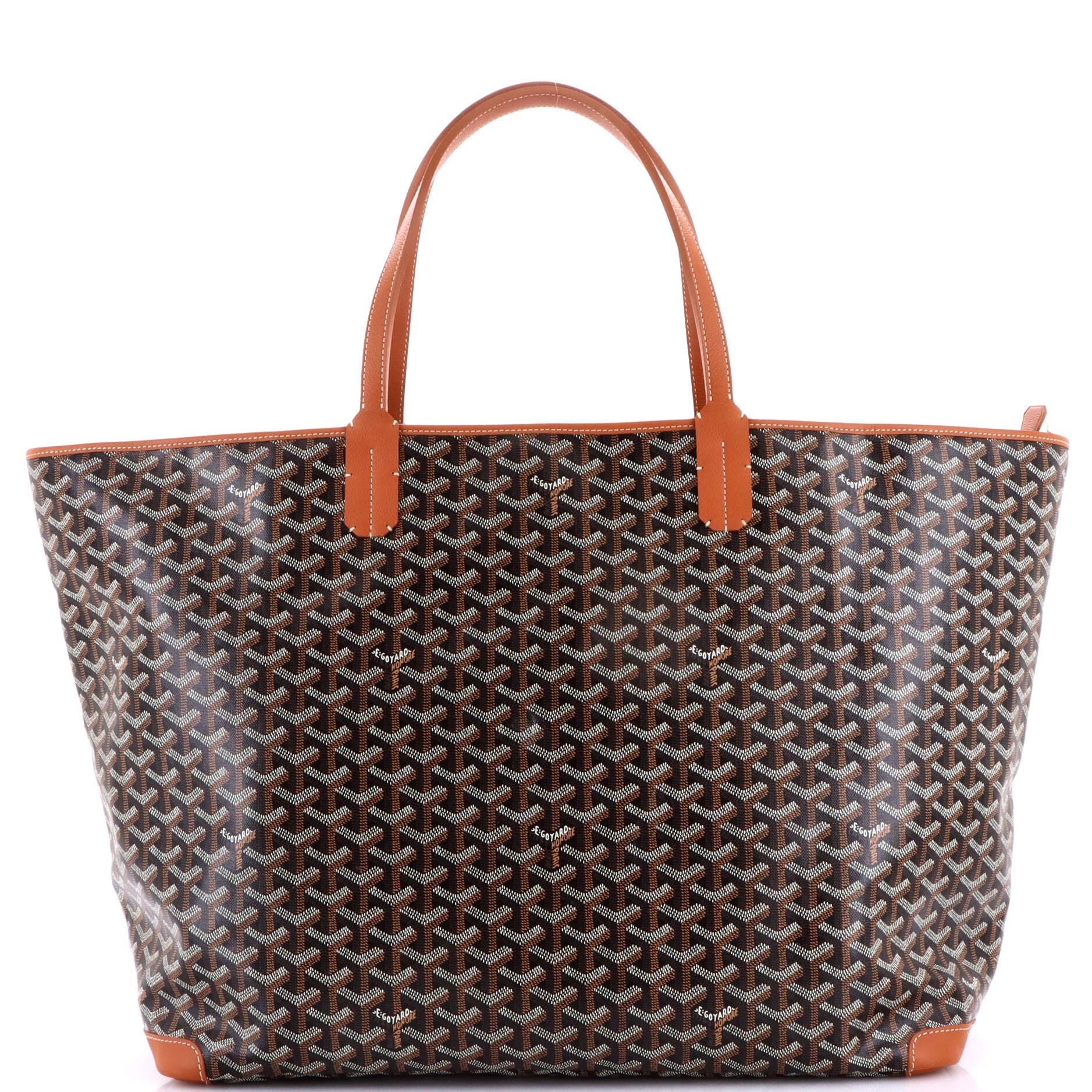 Pre-Owned Goyard Artois Tote Coated Canvas GM, Alternate, color, Brown